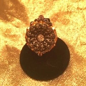 Vintage Button Ring